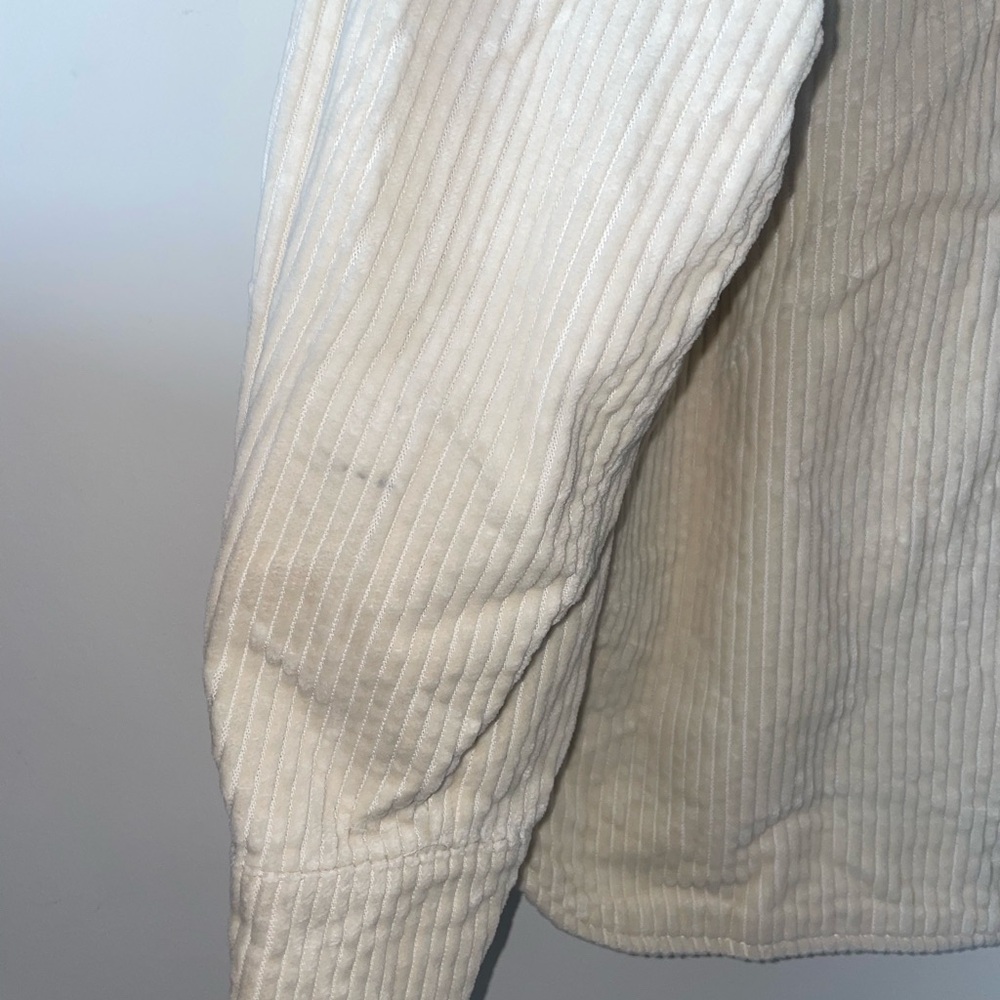 Men's Organic Cotton Scotch & Soda Corduroy White/Cream Jacket Size XS - Picture 5 of 10
